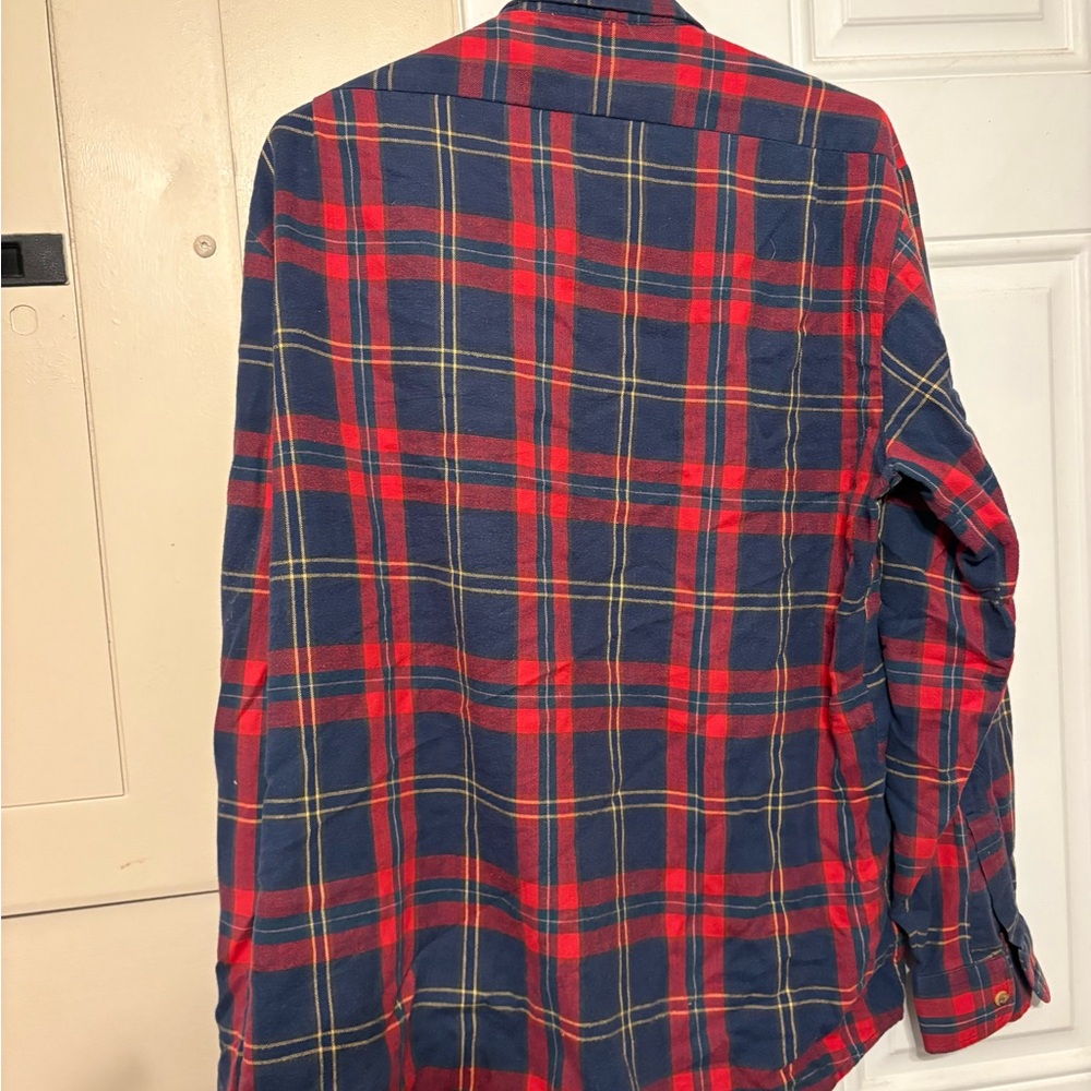 Red and Blue Plaid flannel - Picture 6 of 6